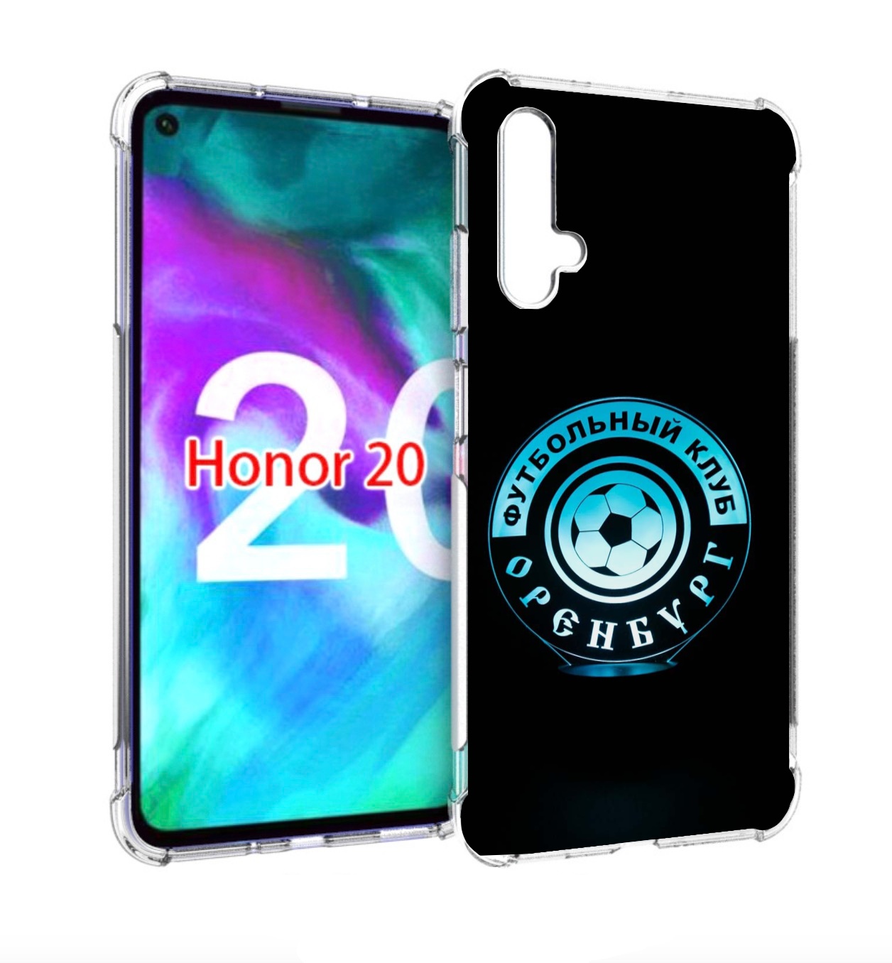 

Чехол бампер MyPads фк оренбург для Honor 20, Прозрачный, Tocco