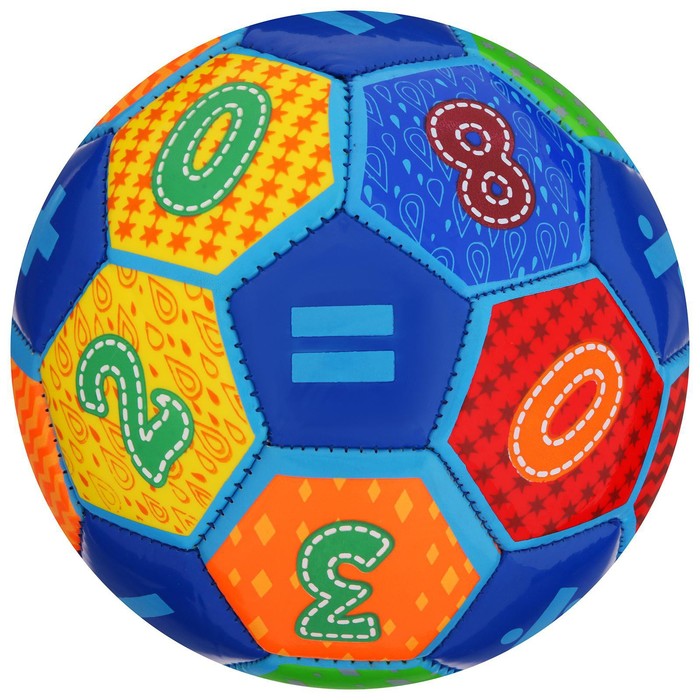 Мяч футбольный, детский, 2, 145 г, 32 панели, 2 подслоя, PVC, машинная сшивка, цвета МИКС