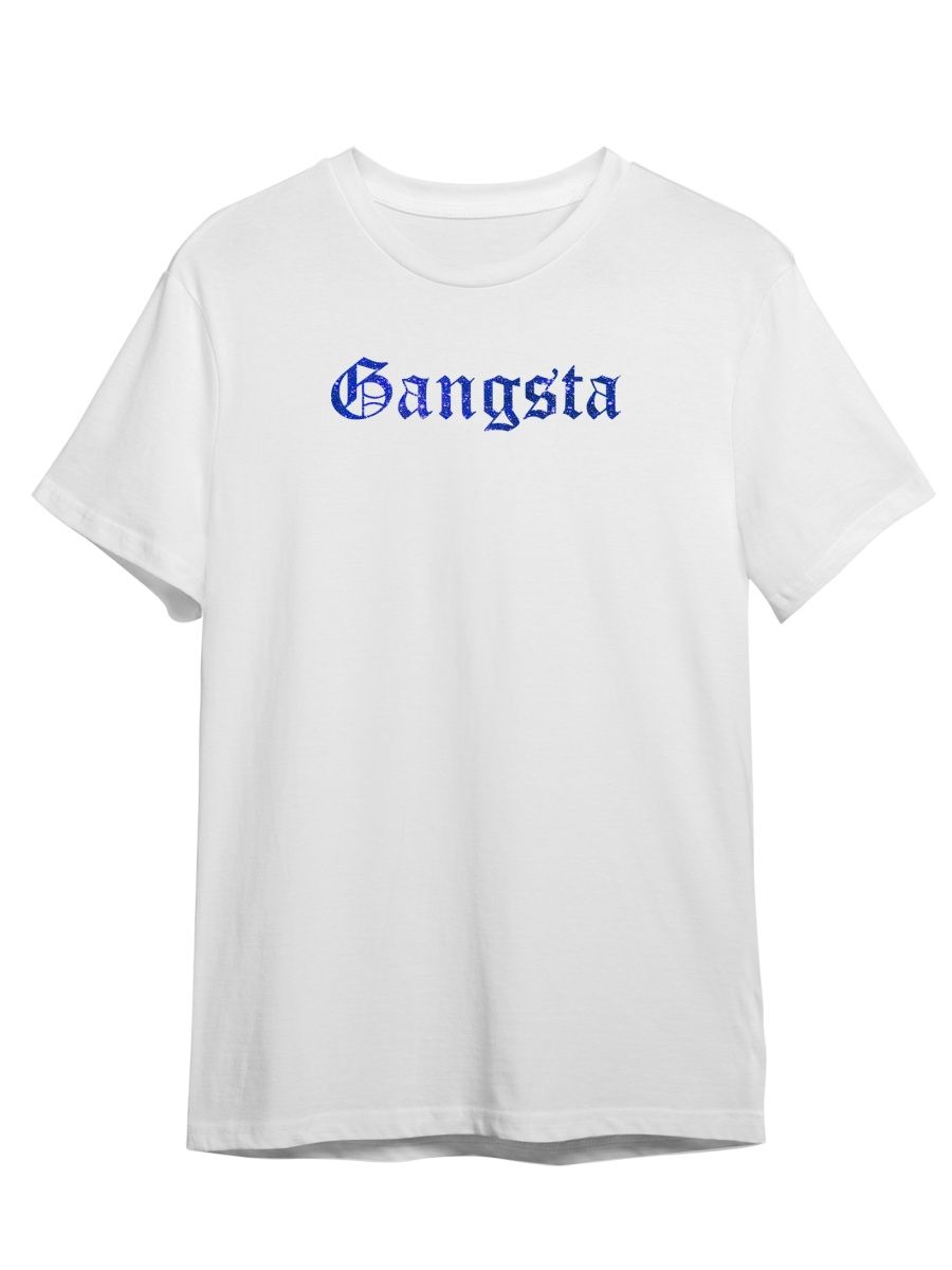 

Футболка унисекс Каждому Своё Gangsta/OG/Гангстер STGO16GB белая 5XL, "Gangsta/OG/Гангстер" STGO16GB