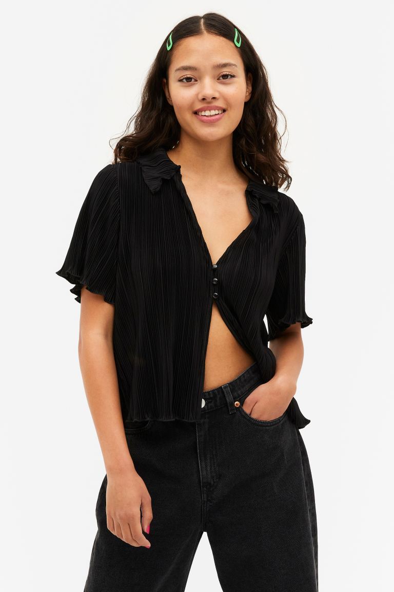 

Блуза женская Monki 1071558003 черная S (доставка из-за рубежа), 1071558003