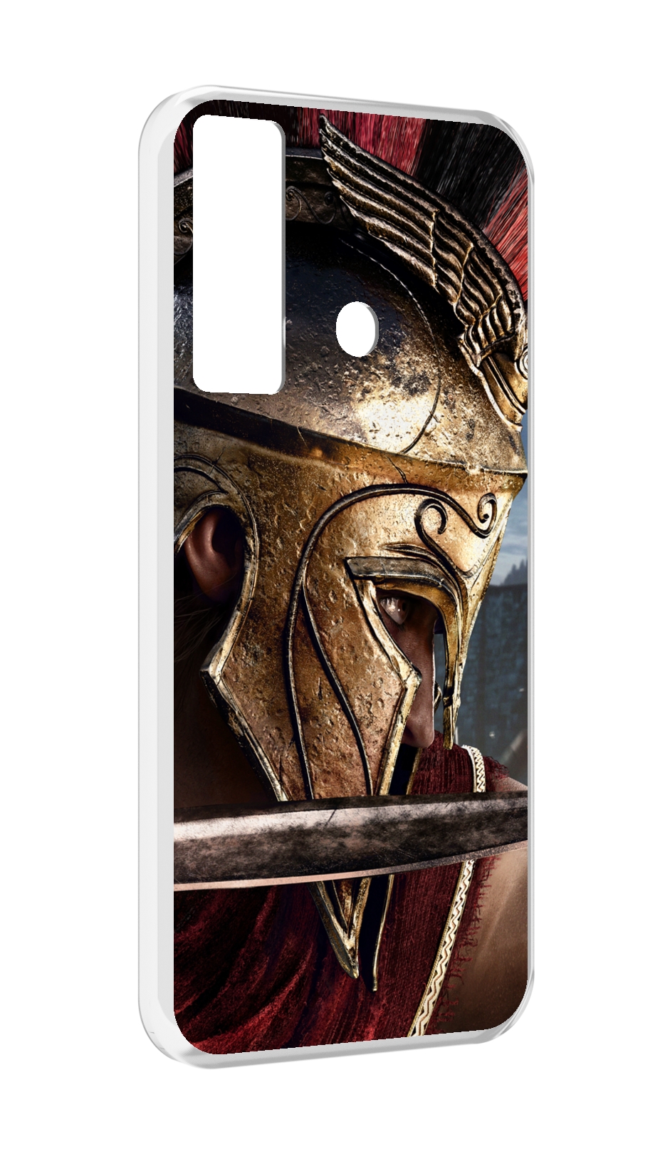 

Чехол MyPads Assassin's Creed Odyssey для Tecno Camon 17, Прозрачный, Tocco