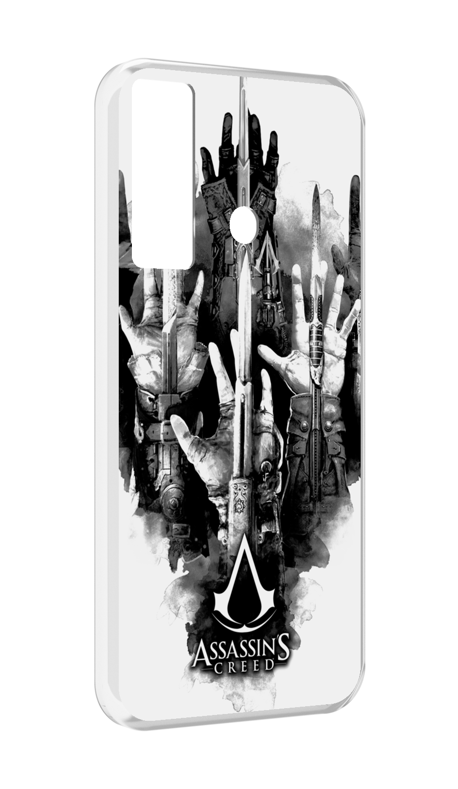 

Чехол MyPads Assassin's Creed скрытый клинок для Tecno Camon 17, Прозрачный, Tocco