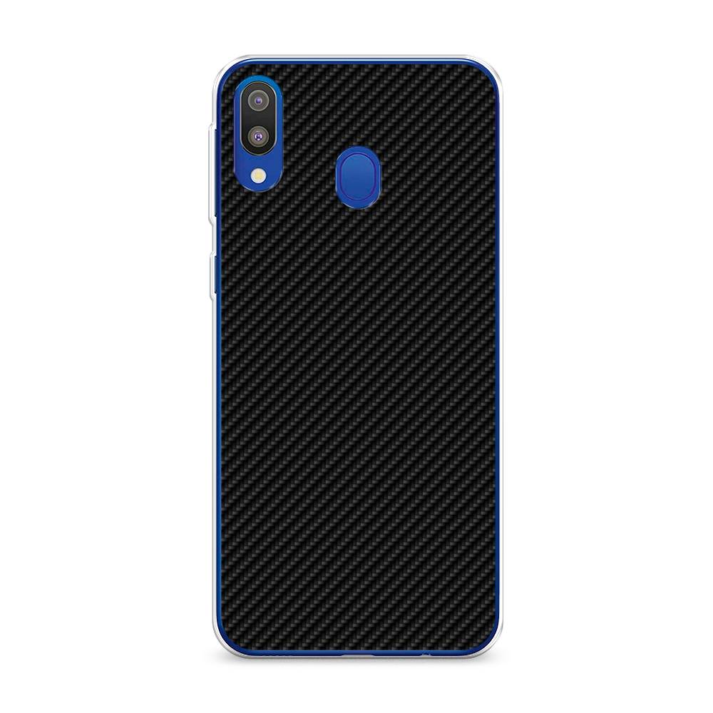 

Силиконовый чехол "Черный карбон" на Samsung Galaxy M20, 27450-3