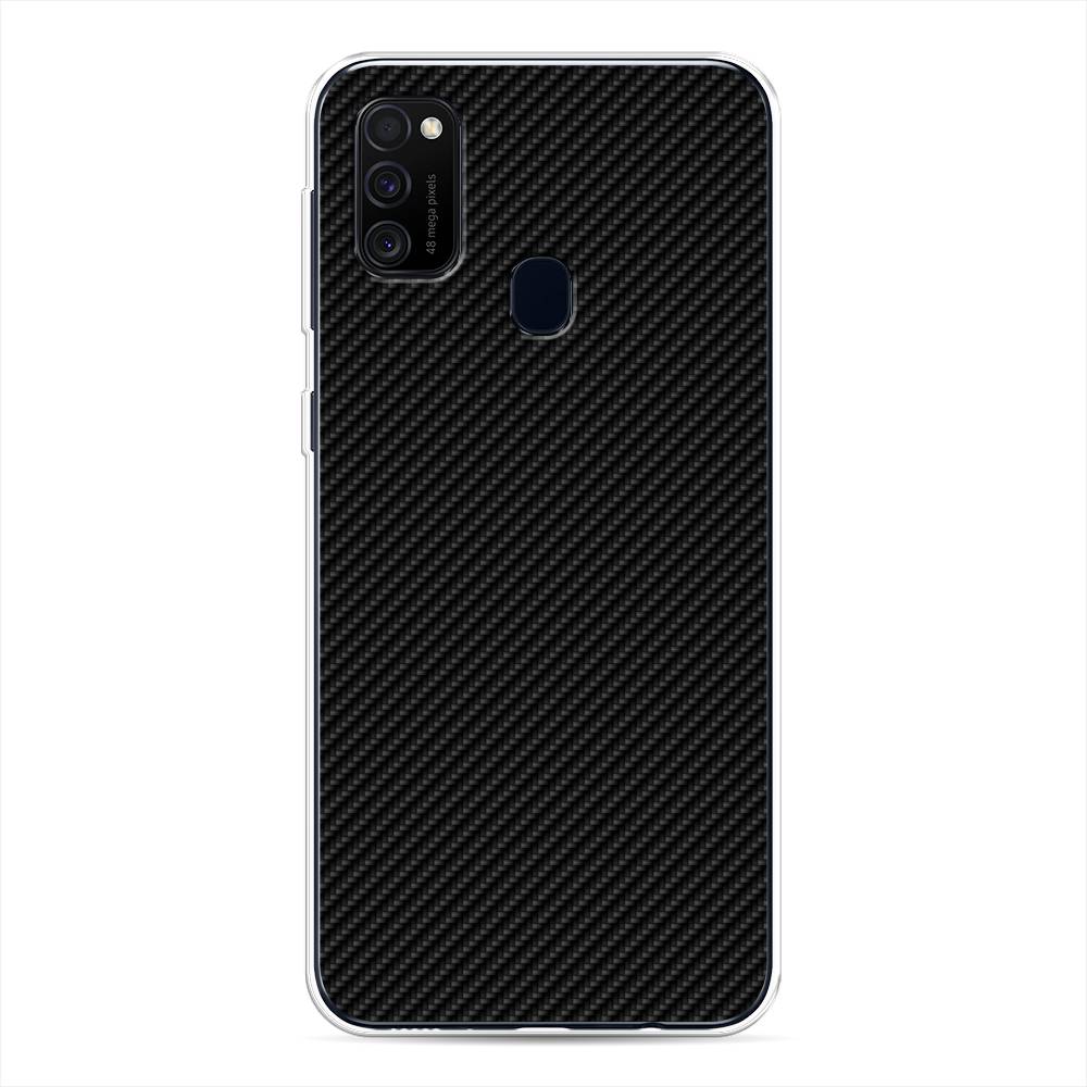 

Силиконовый чехол "Черный карбон" на Samsung Galaxy M30s, Разноцветный, 29850-3