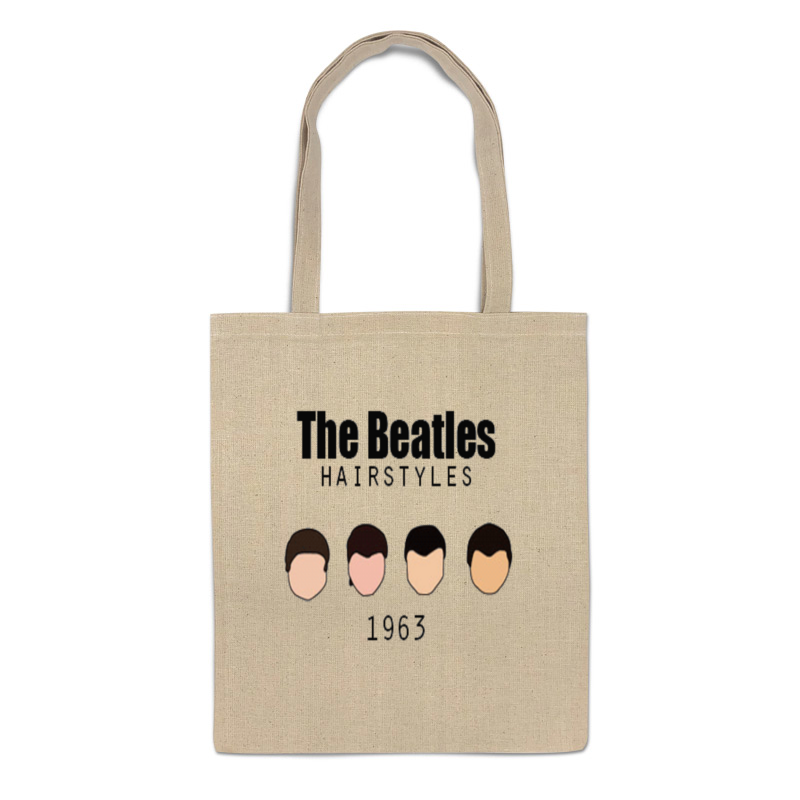 фото Сумка-шоппер printio the beatles 1963 бежевая
