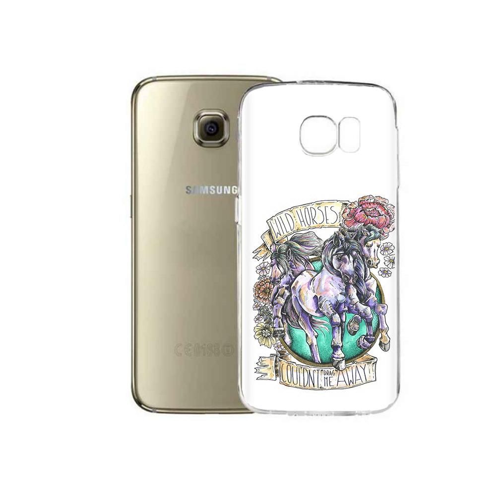 

Чехол MyPads Tocco для Samsung Galaxy C5 Pro рисунок коней в цветах (PT61139.577.582), Прозрачный, Tocco