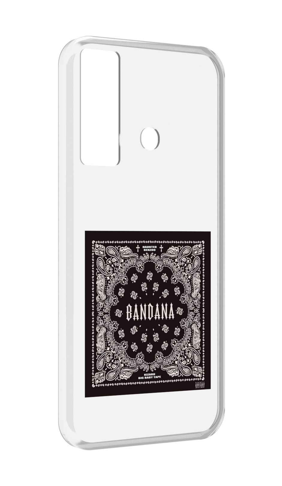 

Чехол MyPads Bandana I Big Baby Tape для Tecno Camon 17, Прозрачный, Tocco