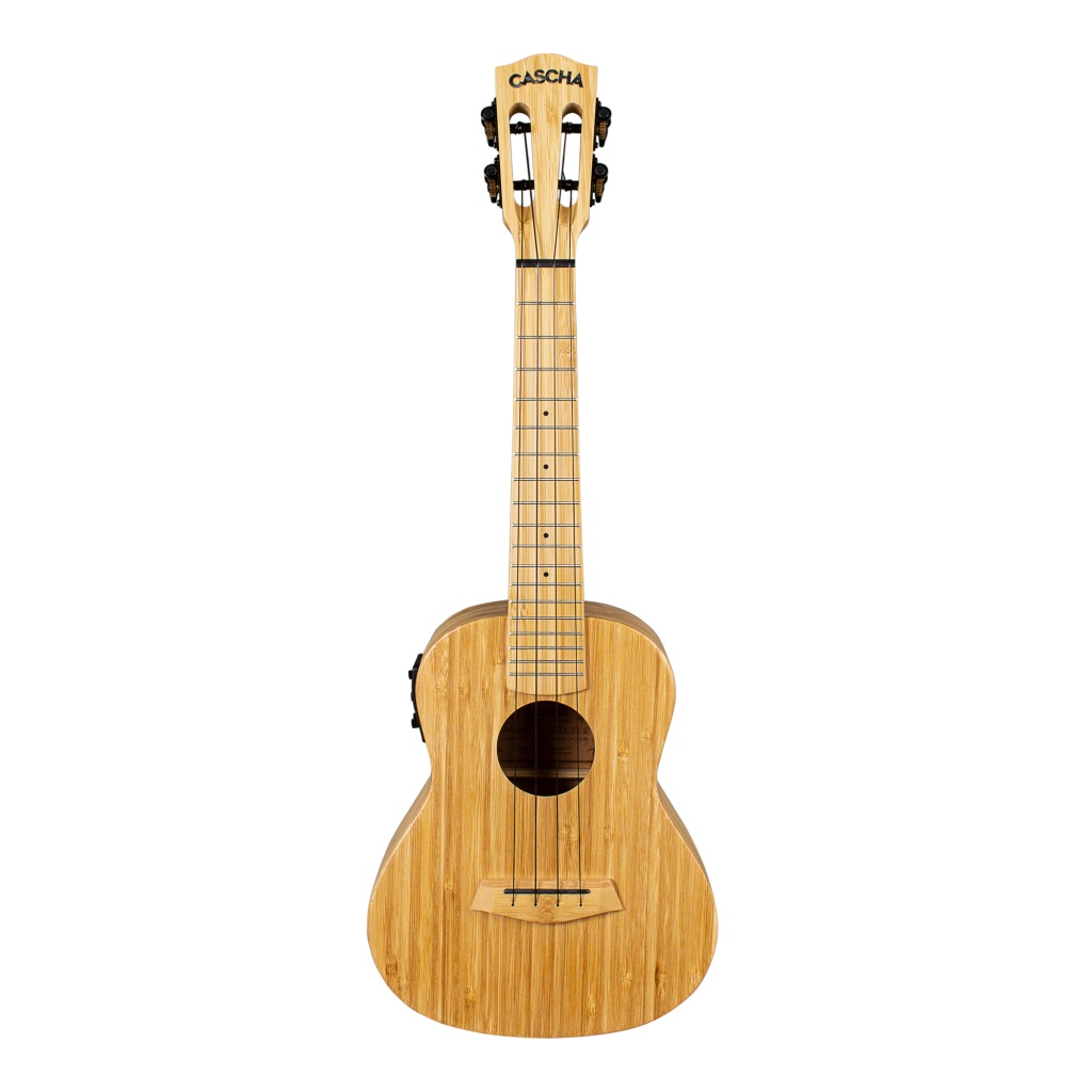 

Bamboo Series Укулеле концертный со звукоснимателем, с чехлом, цвет натуральный, Cascha HH