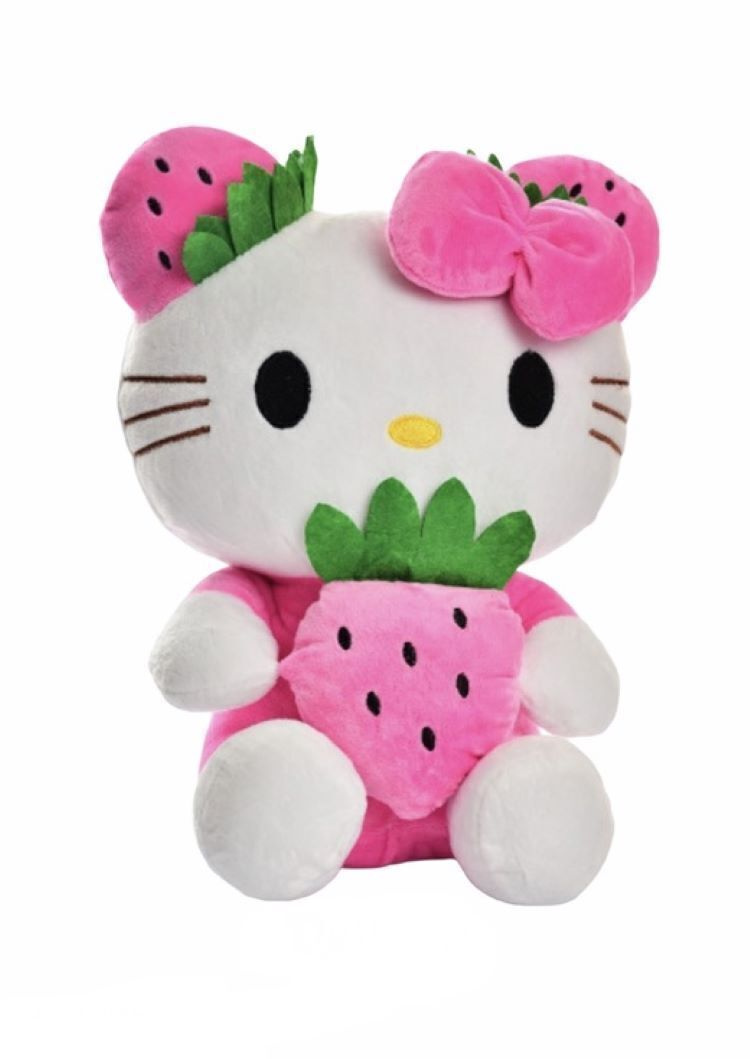 

Мягкая игрушка Hello Kitty с клубничкой 45 см