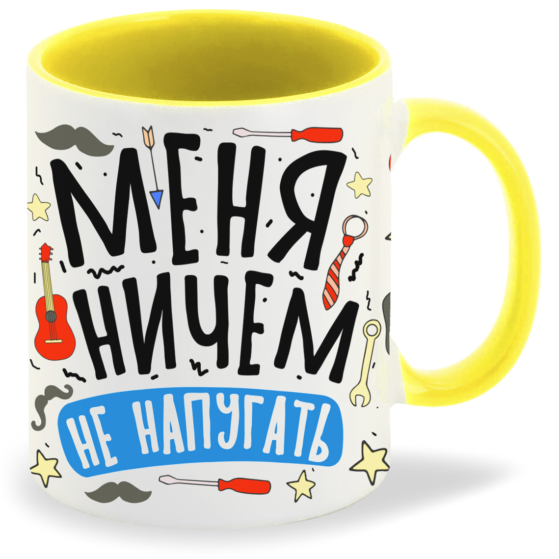 

Кружка CoolPodarok Прикол Семья Меня ничем не напугать у меня есть дети