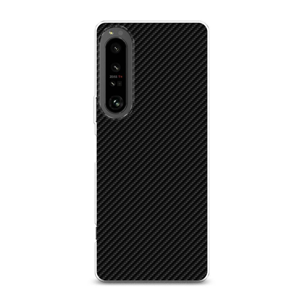 

Силиконовый чехол "Черный карбон" на Sony Xperia 1 IV, Разноцветный, 55150-3