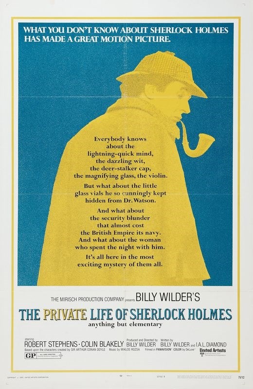 

Постер к фильму "Частная жизнь Шерлока Холмса" (The Private Life of Sherlock Holmes) 50x70