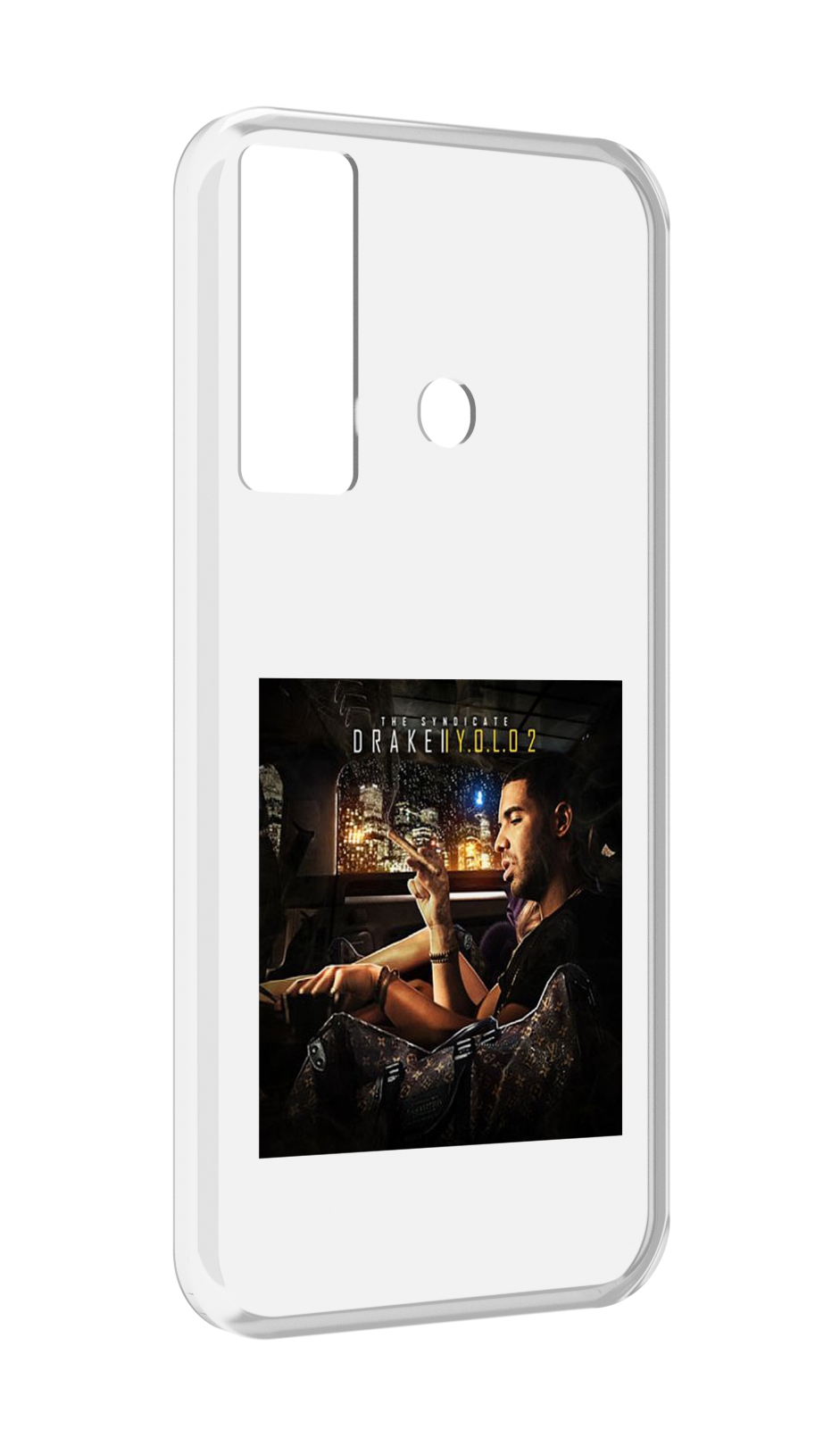 

Чехол MyPads Drake - You Only Live Once 2 для Tecno Camon 17, Прозрачный, Tocco