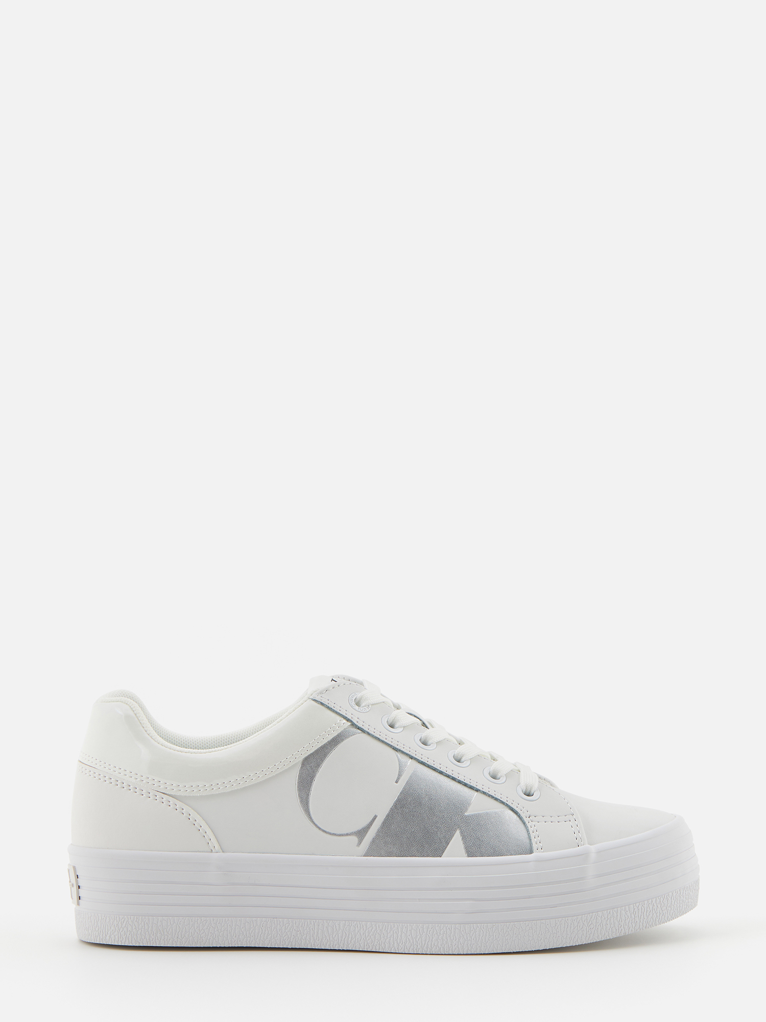 

Кеды женские Calvin Klein YW0YW0141401V белые 41 EU, Белый, YW0YW0141401V