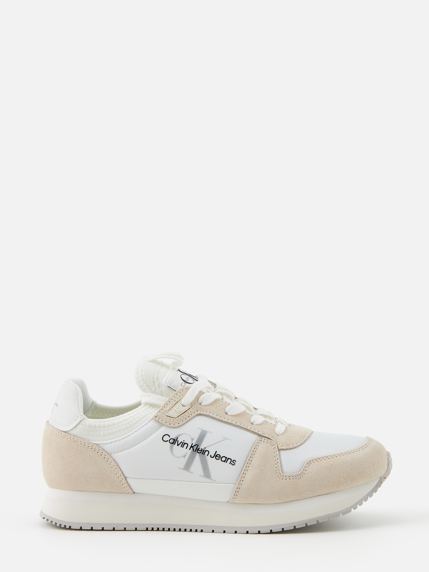 

Кроссовки женские Calvin Klein YW0YW008400K8 белые 36 EU, Белый, YW0YW008400K8