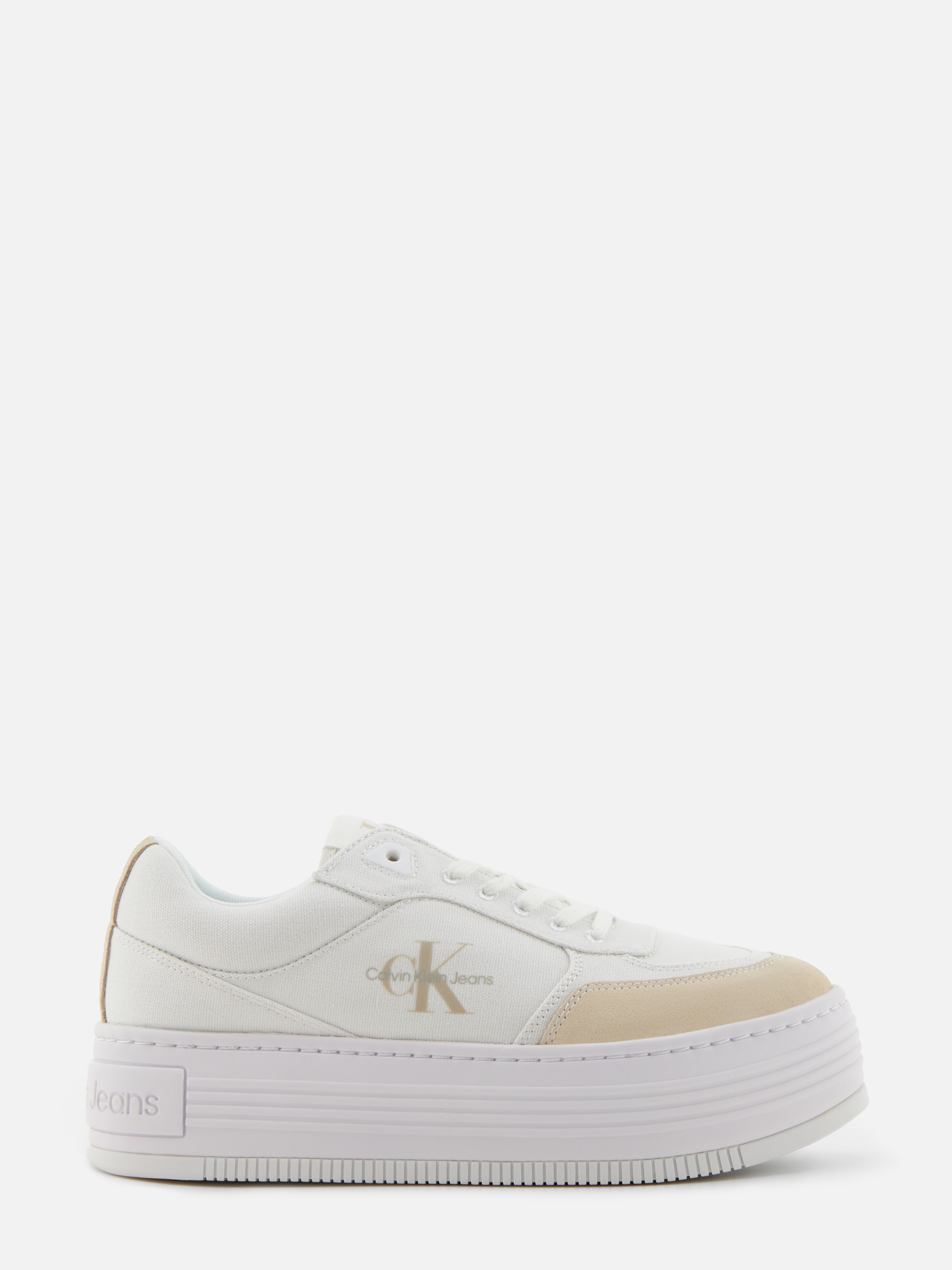 

Кеды женские Calvin Klein YW0YW014330K8 белые 37 EU, Белый, YW0YW014330K8