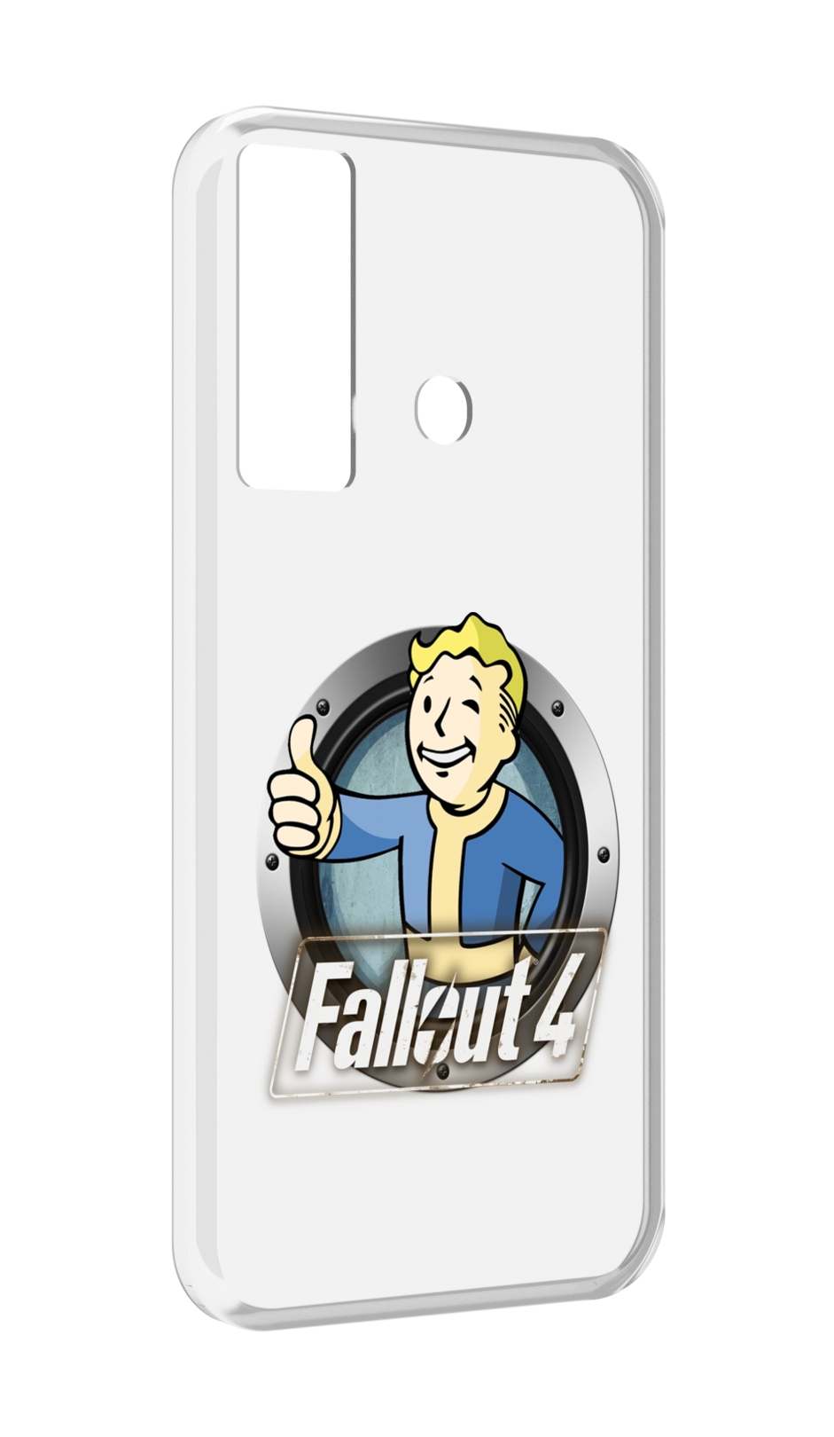 

Чехол MyPads Fallout-4 для Tecno Camon 17, Прозрачный, Tocco