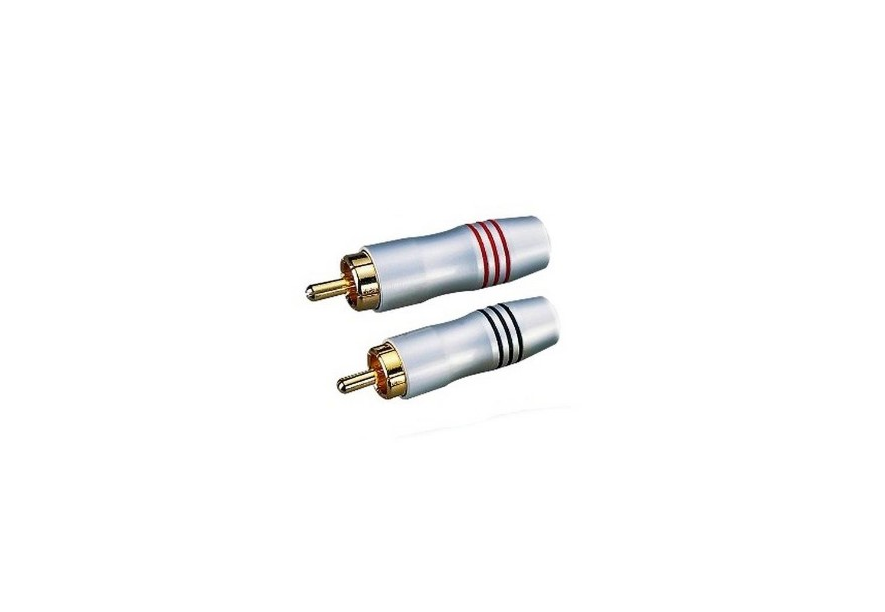 

Разъем RCA (Папа) Roxtone RR004M, Серебристый, RR004M