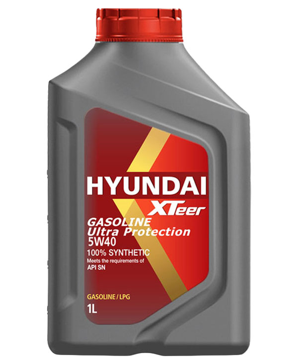 фото Масло моторное синтетическое xteer gasoline ultra protection 5w40 api sn/gf-5 1л hyundai-k kia