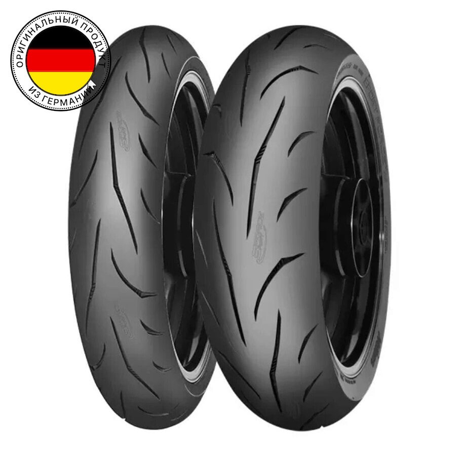 

Мотошины летние Mitas Sport Force+ RS 120/70 R17 58W, Sport Force+ RS