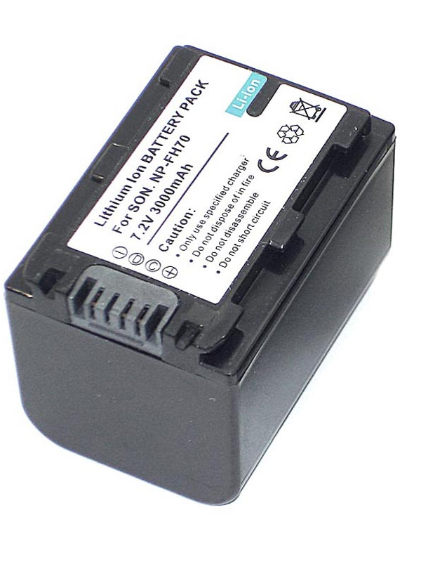 фото Аккумулятор vbparts np-fp70 7.2v 3000mah 077148 для sony dcr-dvd