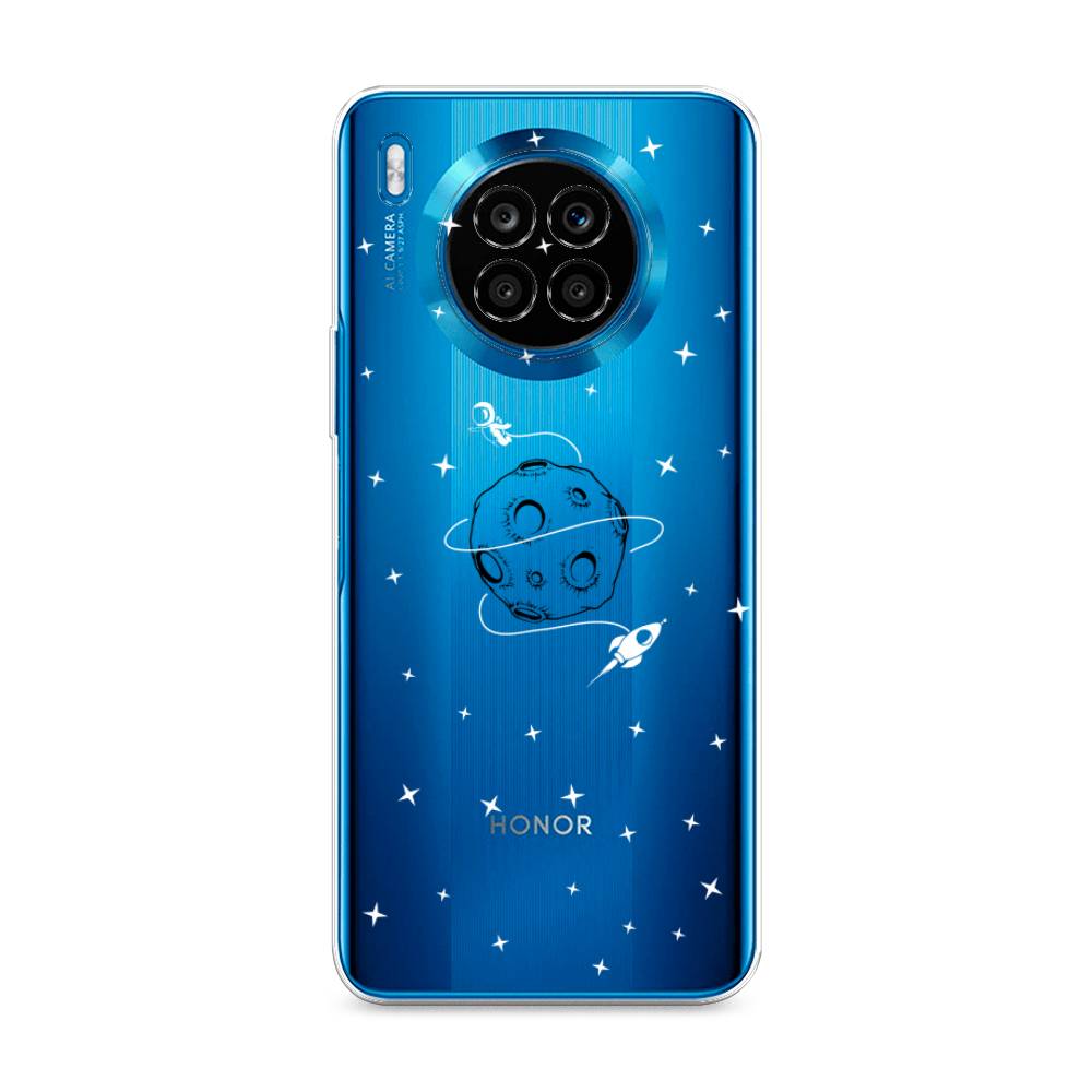 

Чехол на Huawei Nova 8i "Полет вокруг луны", Белый;серый;черный, 6106450-2