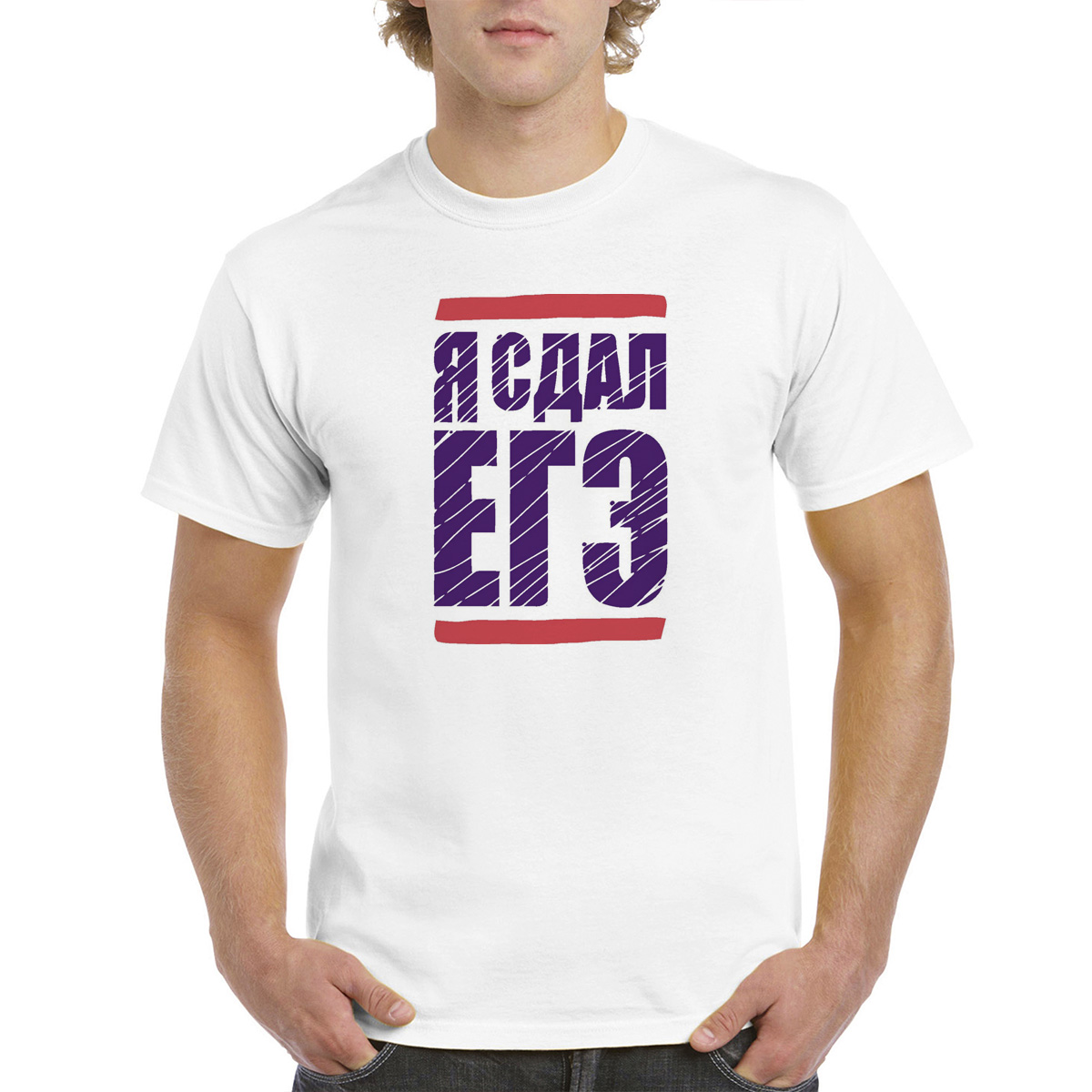 

Футболка унисекс CoolPodarok M0113121 белая 50 RU, Белый, M0113121