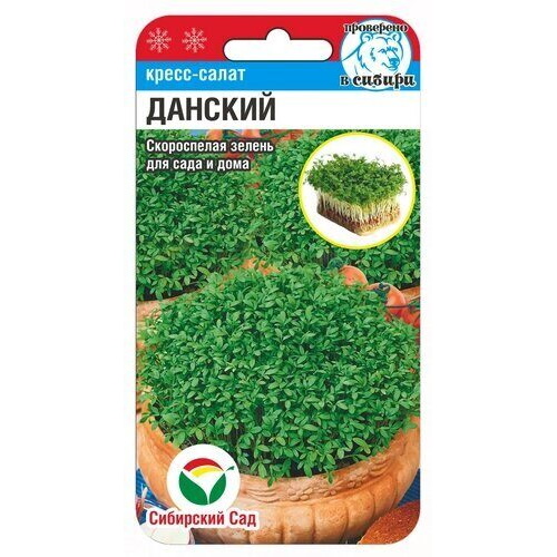 

Семена кресс-салат Сибирский сад Данский 63770 1 уп., Кресс-Салат