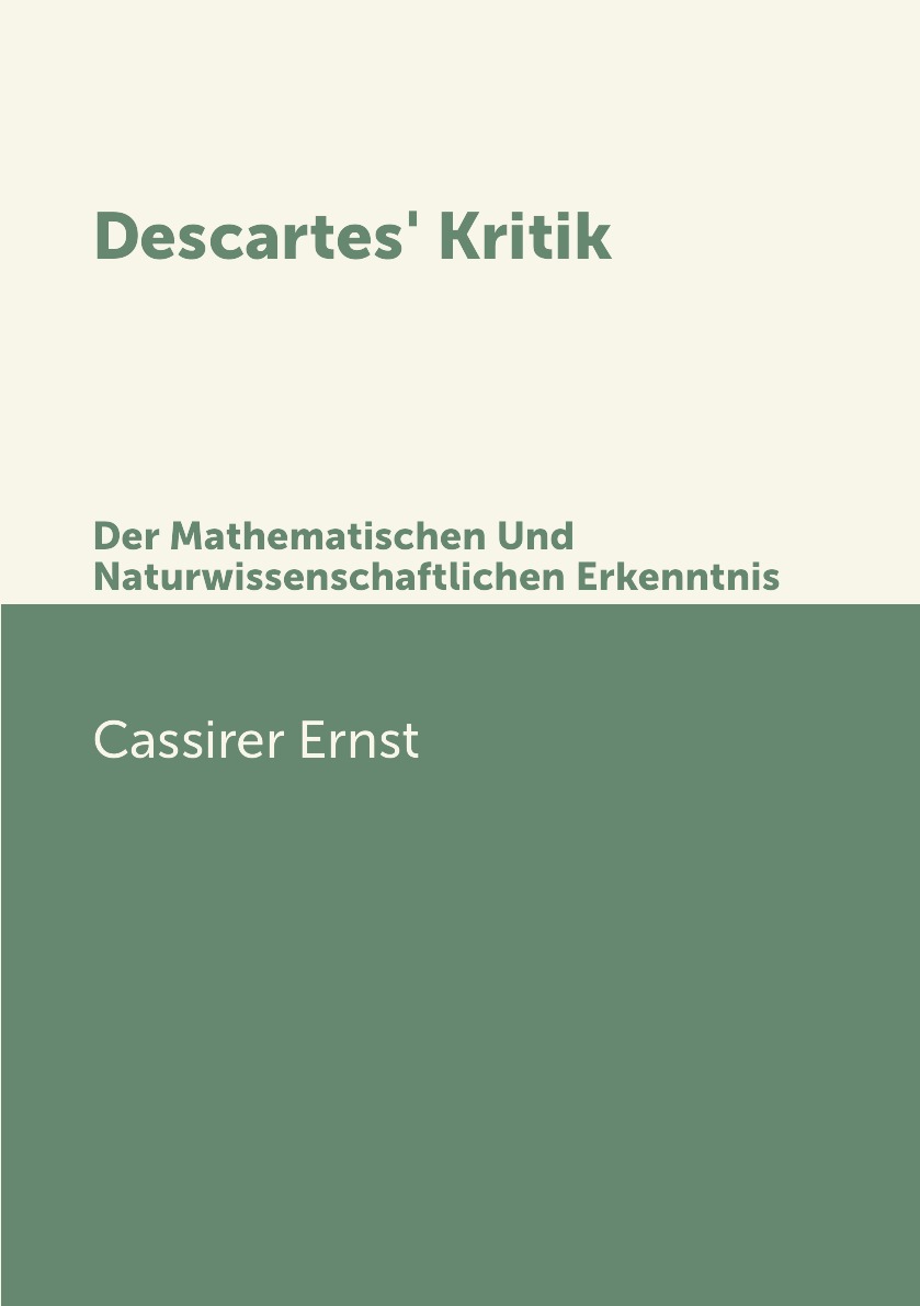 

Descartes' Kritik