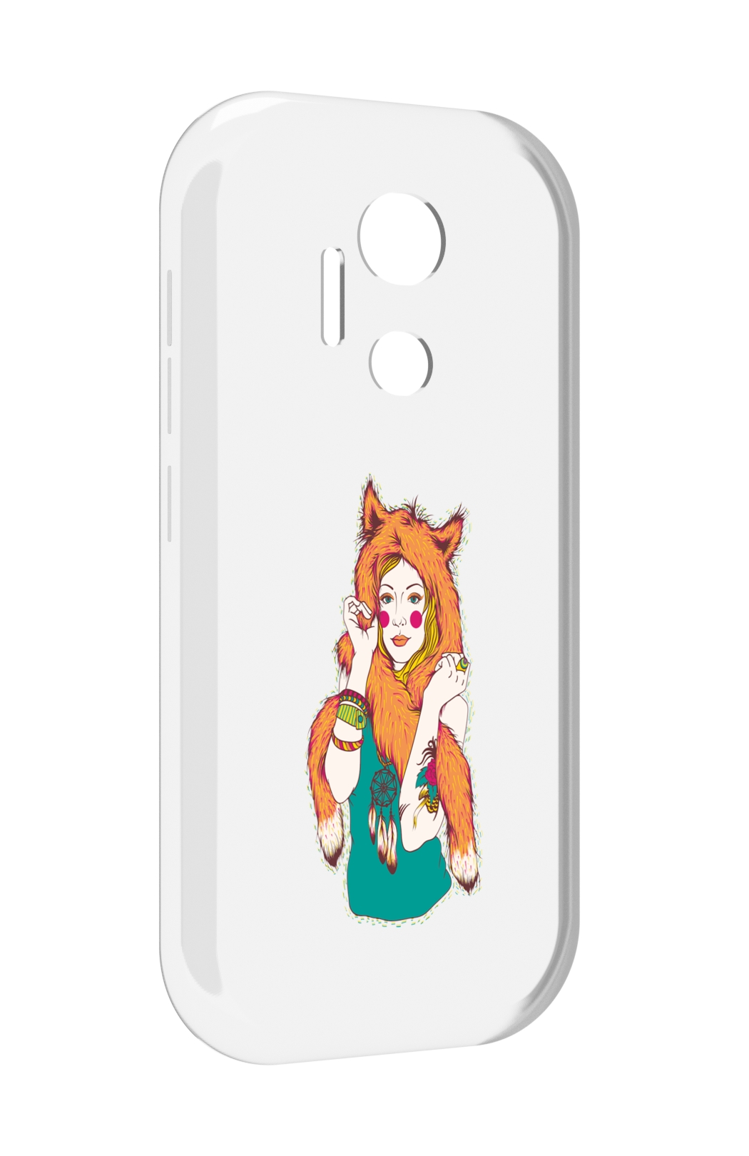 

Чехол MyPads Девушка лиса для doogee x97 pro, Прозрачный, Tocco