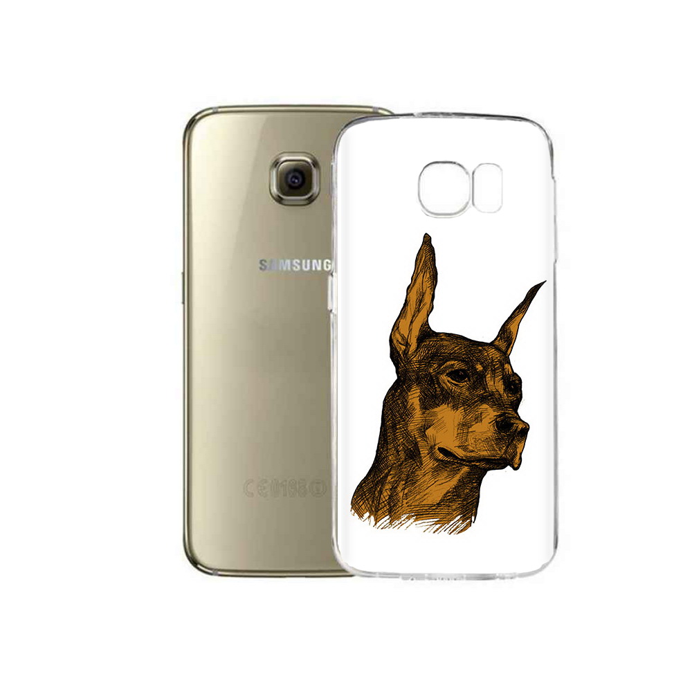Чехол MyPads Tocco для Samsung Galaxy C5 Pro скетч доберман (PT61139.577.605)