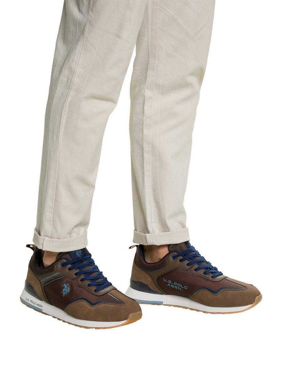 Кроссовки мужские US POLO Assn 001365991 коричневые 44 EU 11984₽