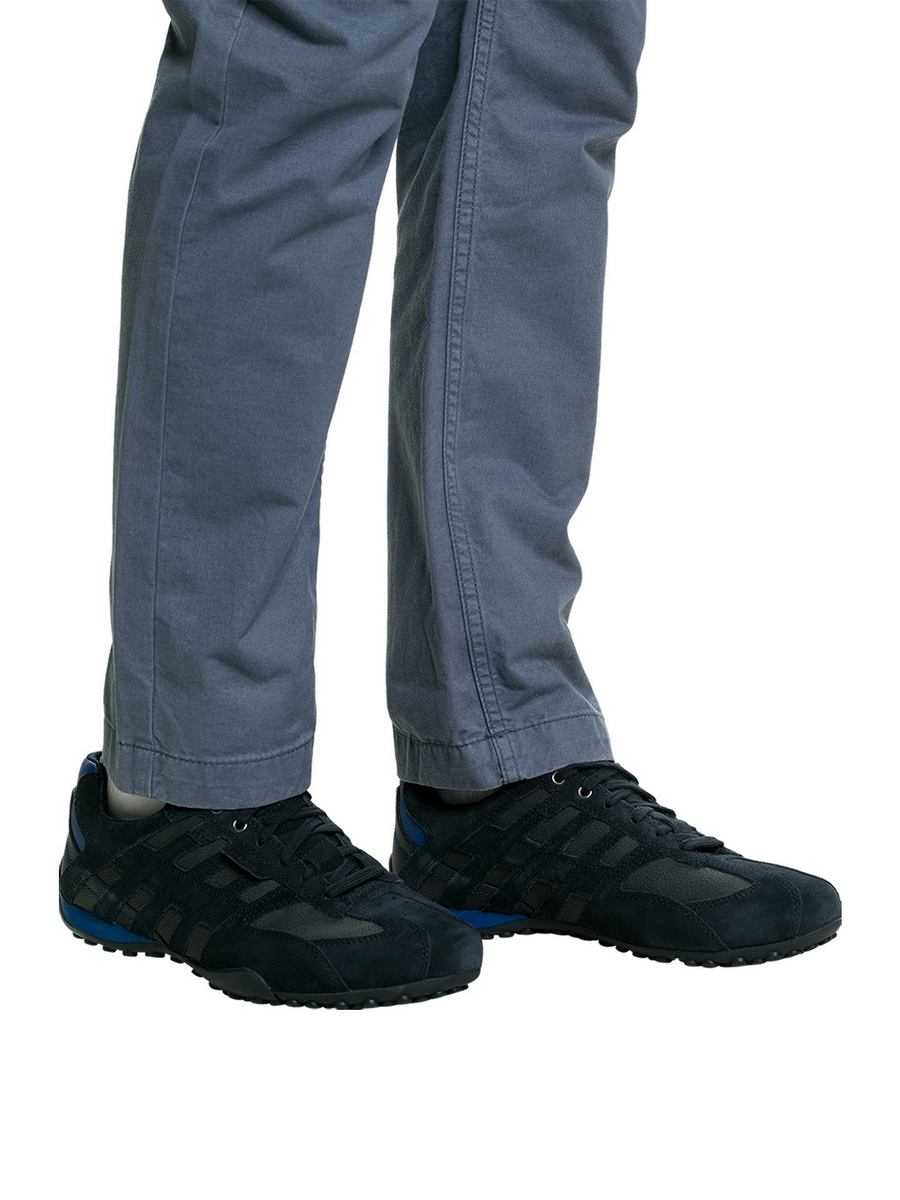 

Кроссовки унисекс GEOX 001251075 синие 41 EU, Синий, 001251075