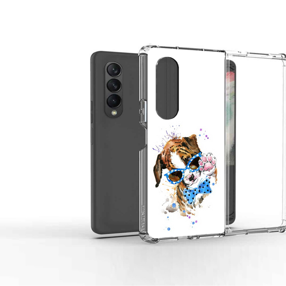 

Чехол MyPads Tocco для Samsung Galaxy Z Fold2 лапочка, Прозрачный, Tocco