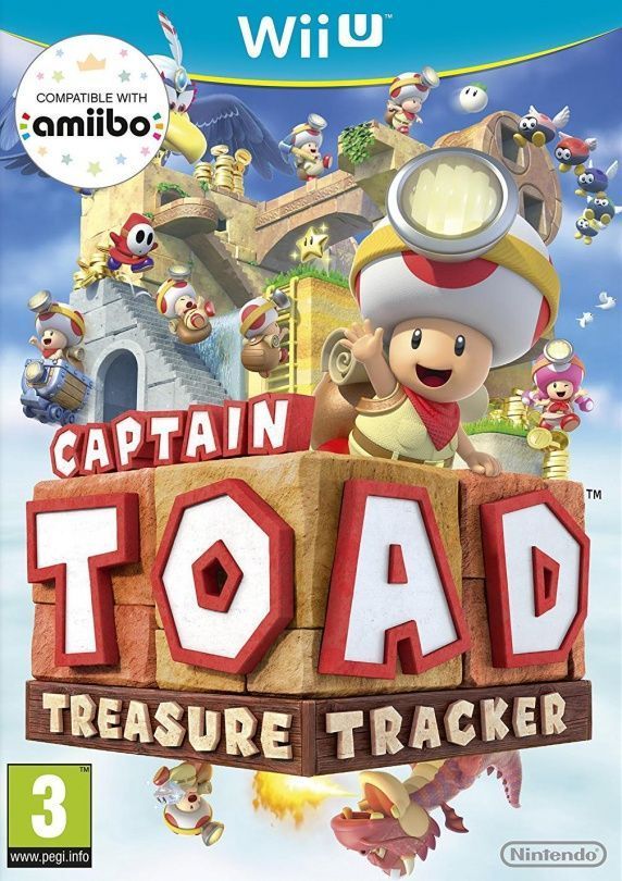 Игра Captain Toad Treasure Tracker (Nintendo Wii U, полностью на иностранном языке)