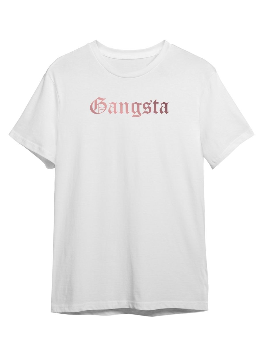 

Футболка унисекс Каждому Своё Gangsta/OG/Гангстер STGO16ZP белая 5XL, "Gangsta/OG/Гангстер" STGO16ZP