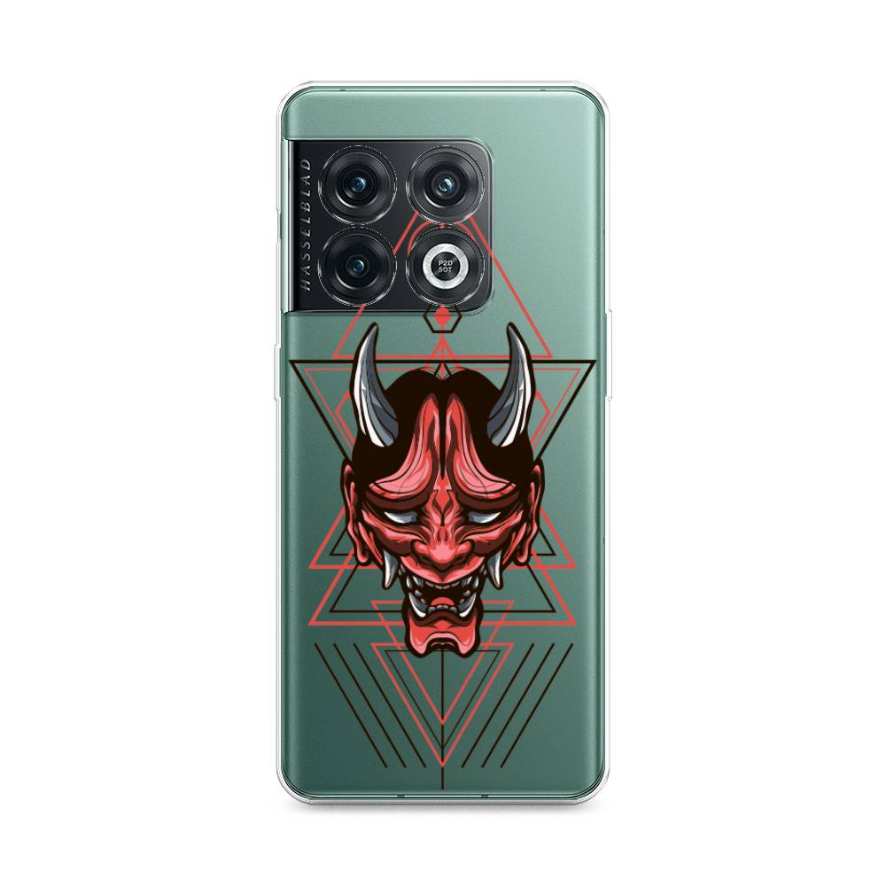 

Чехол на OnePlus 10 Pro 5G "Hanya Oni mask", Серый;красный;черный, 152150-4