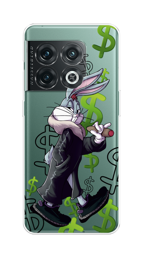 

Чехол на OnePlus 10 Pro 5G "Rich Bugs Bunny", Зеленый;черный;голубой, 152150-6