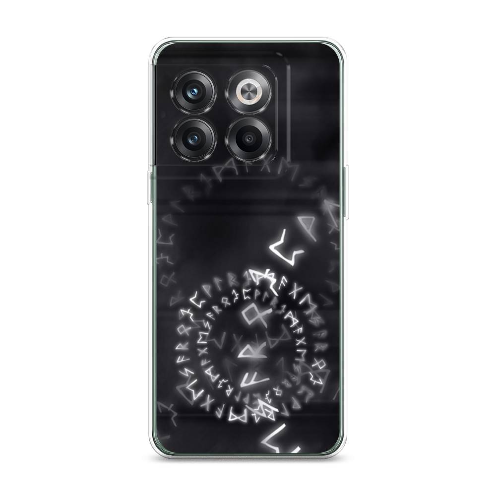 

Чехол на OnePlus Ace Pro "Руны", Серый;черный, 153350-3