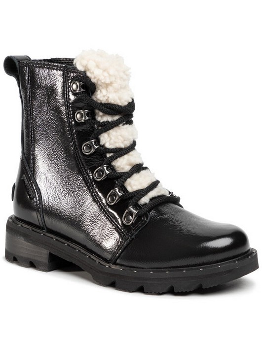 Ботинки женские Sorel Lennox Lace Cozy NL3929 черные 36 EU (доставка из-за рубежа)