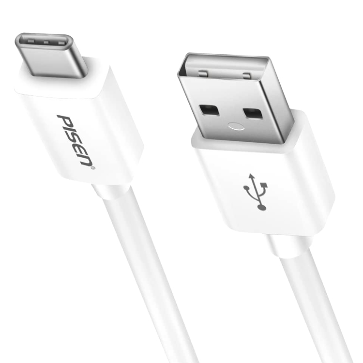 фото Кабель usb type-c pisen mu14 (2a, 1 метр) <белый>