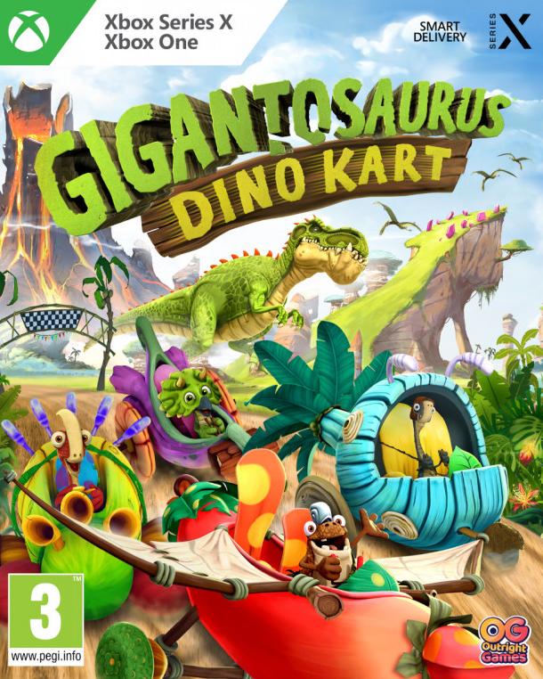 Игра Gigantosaurus Dino Kart Xbox One Xbox Series S полностью на иностранном языке 3690₽