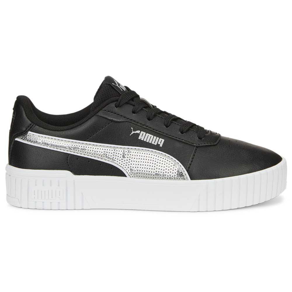 

Кроссовки для девочек PUMA Carina 2.0 Glitzy PS 386183 черные 32 EU, Черный, Carina 2.0 Glitzy PS