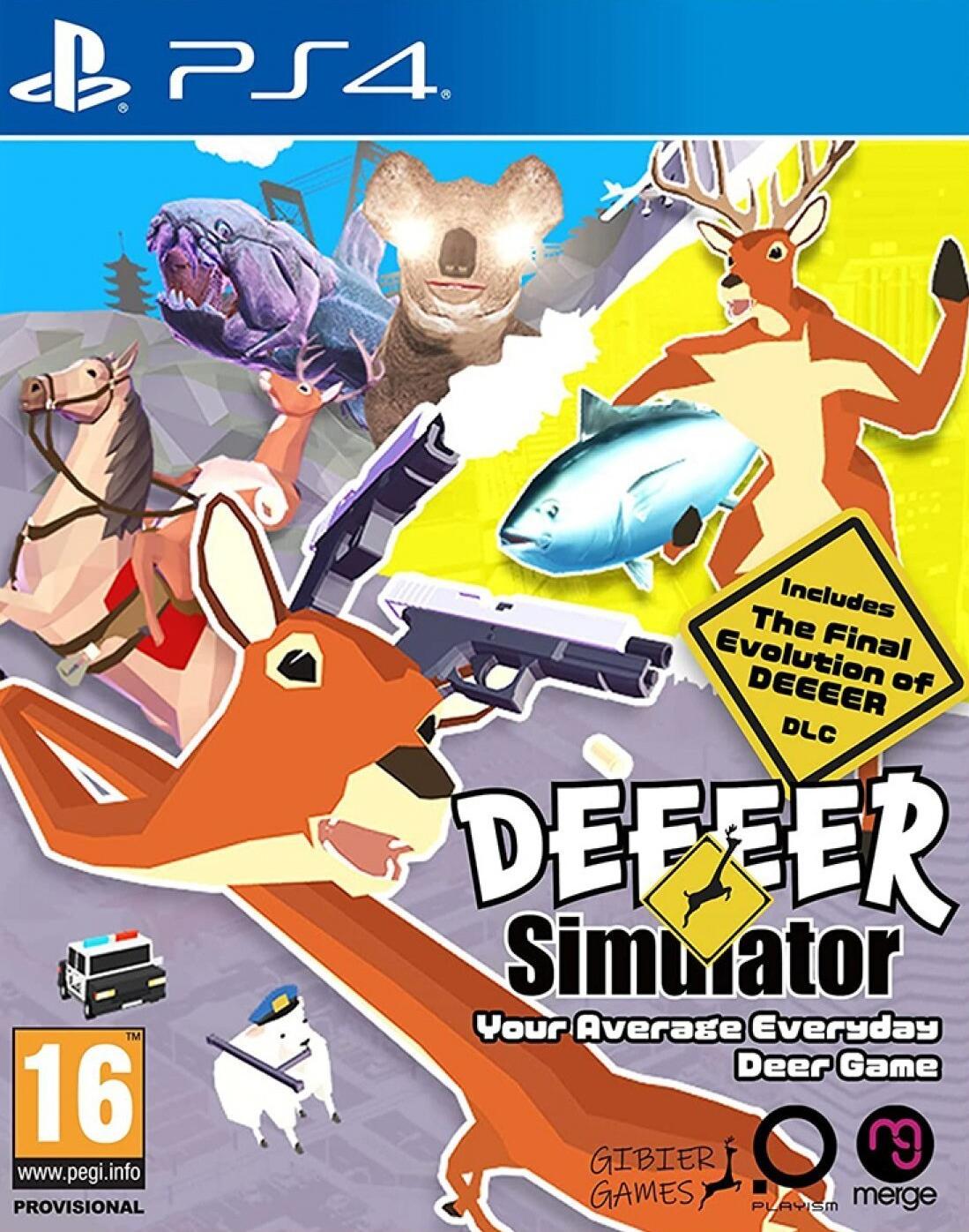 

Игра Deeeer Simulator Your Average Everyday Deer (PlayStation 4, русские субтитры), Deeeer Simulator Your Average Everyday Deer