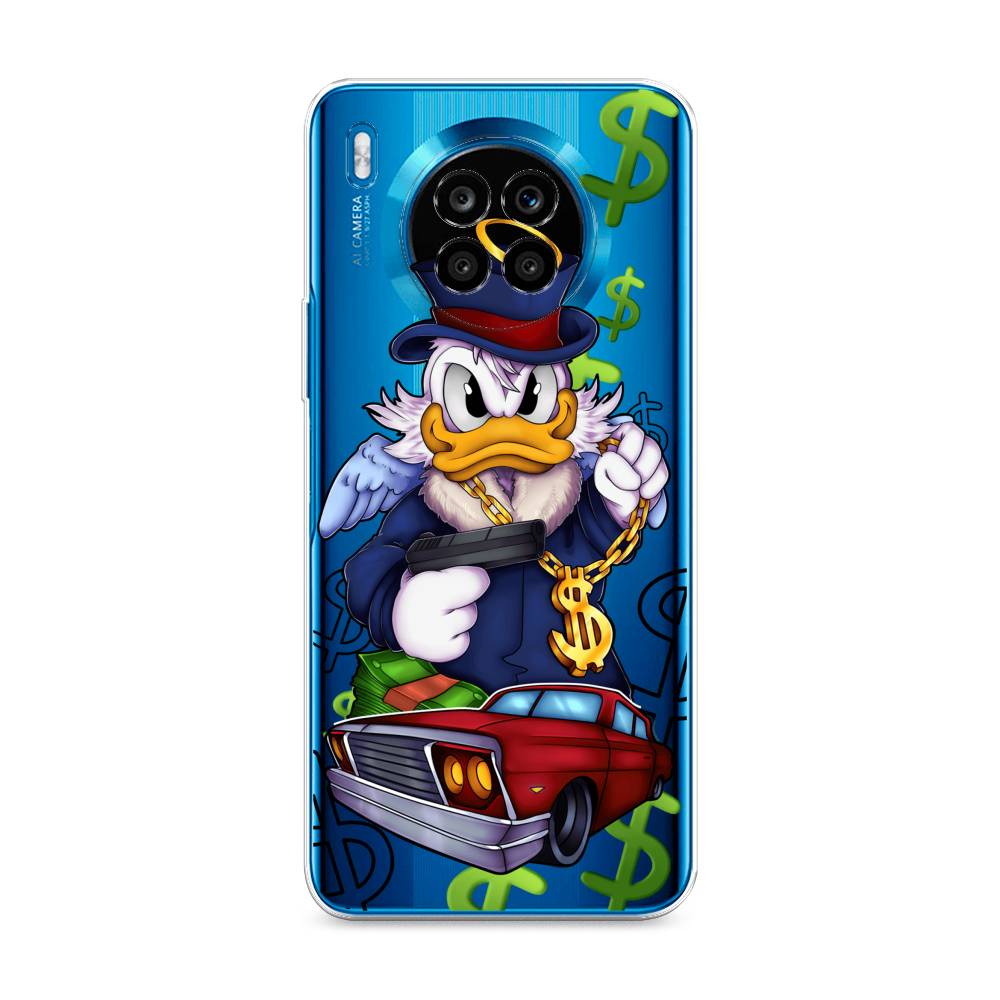 

Чехол на Huawei Nova 8i "Scrooge McDuck with a Gold Chain", Красный;синий;белый, 6106450-6