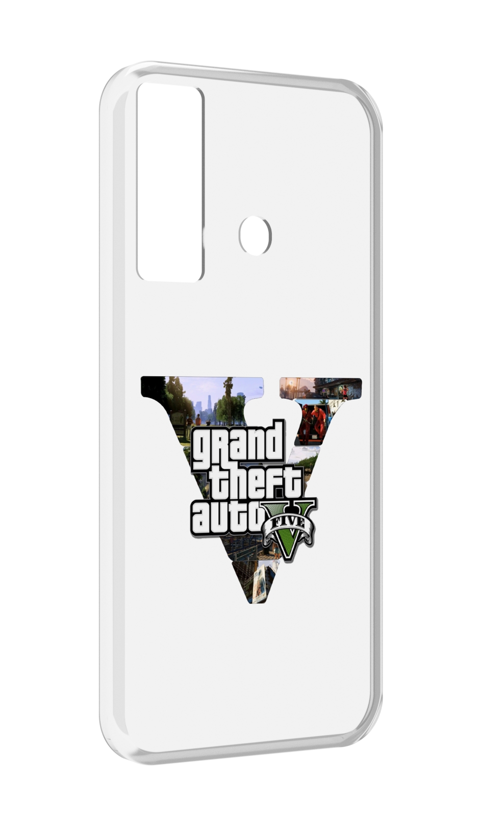 

Чехол MyPads GTA 5 логотип для Tecno Camon 17, Прозрачный, Tocco