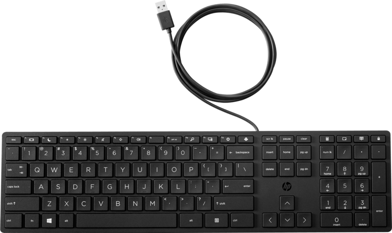 Проводная клавиатура HP 320K Black (9SR37AA)