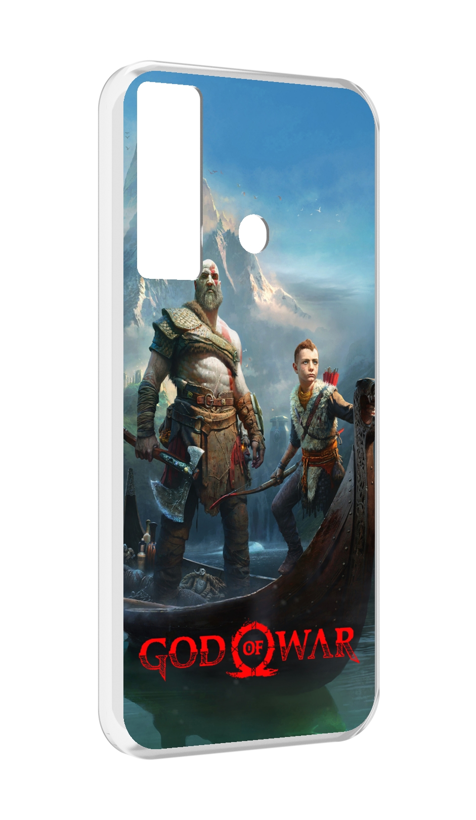 

Чехол MyPads God Of War Кратос Атрей для Tecno Camon 17, Прозрачный, Tocco