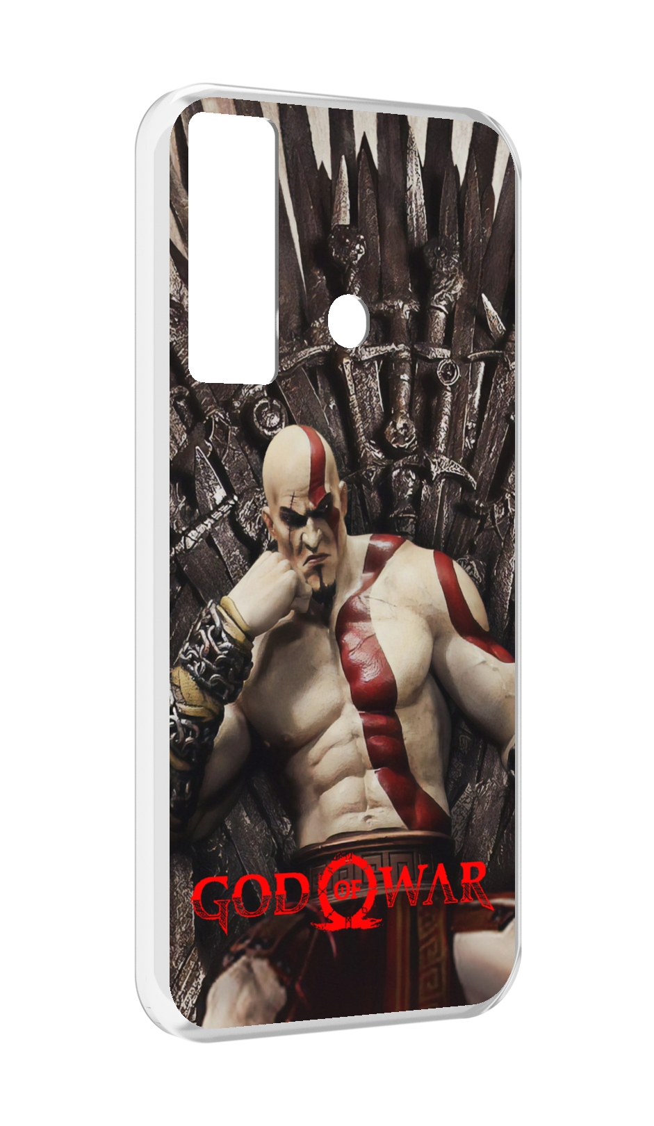 

Чехол MyPads God of War Кратос для Tecno Camon 17, Прозрачный, Tocco