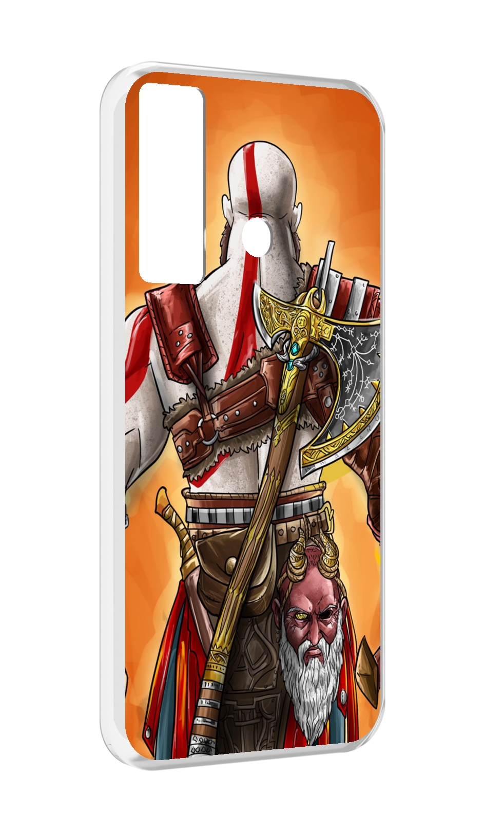 

Чехол MyPads God of War для Tecno Camon 17, Прозрачный, Tocco